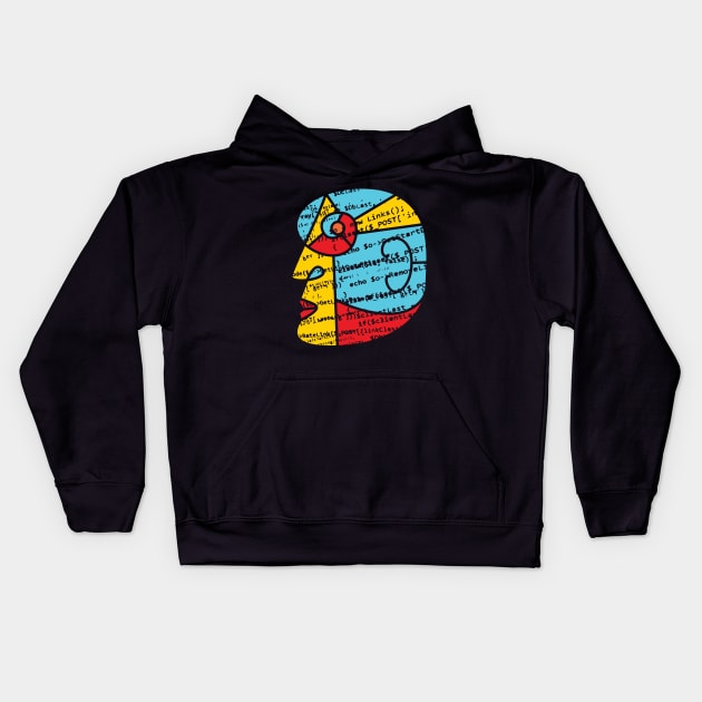 Code Warrior Kids Hoodie by jazzworldquest